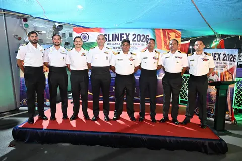 SLINEX-26 Naval Exercise Opens at Visakhapatnam With INS Kavaratti and SLNS Sindurala