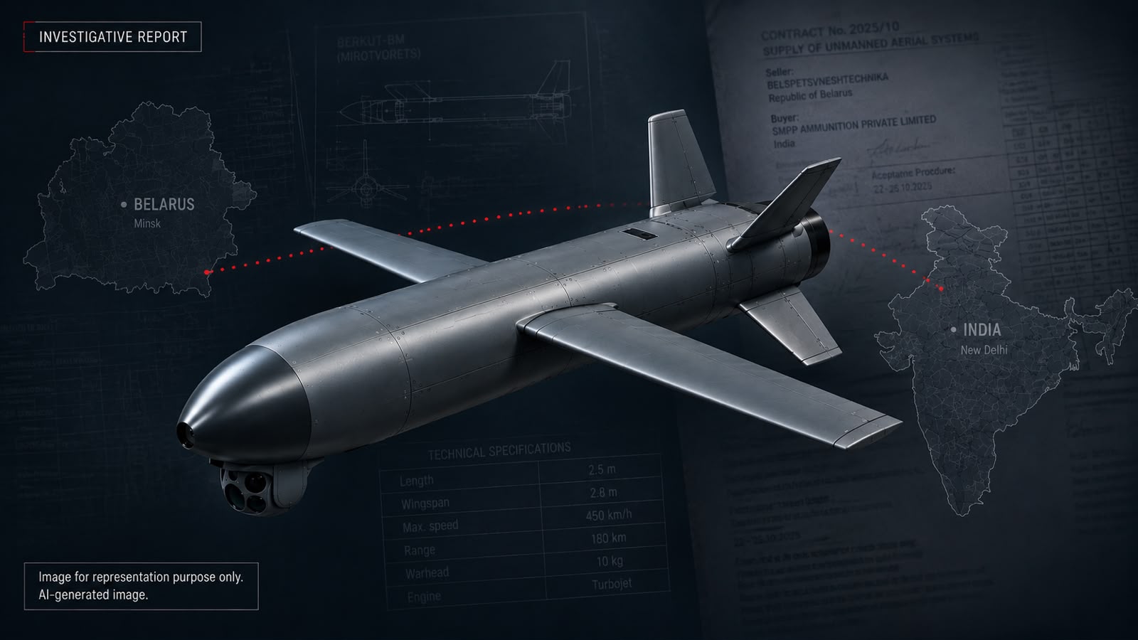 SMPP kamikaze drone delivery to Indian Army draws indigeneity challenge as Belarus papers surface