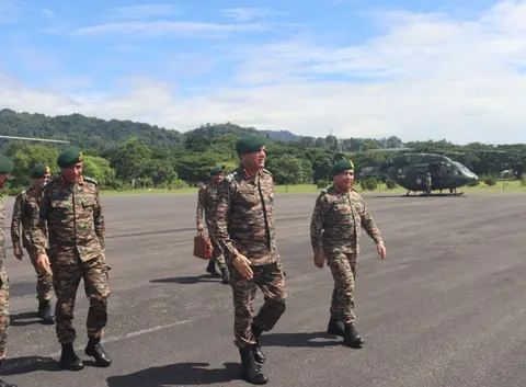 Spear Corps border development reviewed on COAS visit