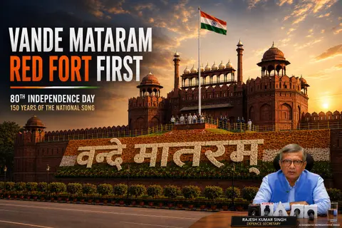Vande Mataram Red Fort first as Gen Z achievers take the rampart on 80th Independence Day