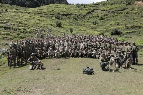 Yudh Abhyas Counterterrorism Drill Pairs Robotic Dogs With Snipers at Auli
